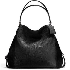 COACH Edie Shoulder Bag 42In Mixed Leathers